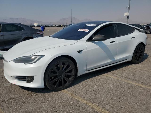 5YJSA1E42LF379600 - 2020 TESLA MODEL S WHITE photo 1