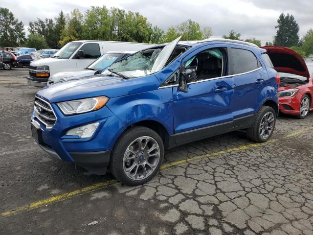 MAJ6S3KL4MC400666 - 2021 FORD ECOSPORT TITANIUM BLUE photo 1