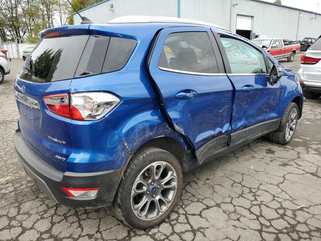 MAJ6S3KL4MC400666 - 2021 FORD ECOSPORT TITANIUM BLUE photo 3