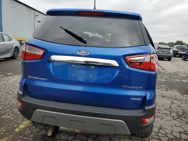 MAJ6S3KL4MC400666 - 2021 FORD ECOSPORT TITANIUM BLUE photo 6