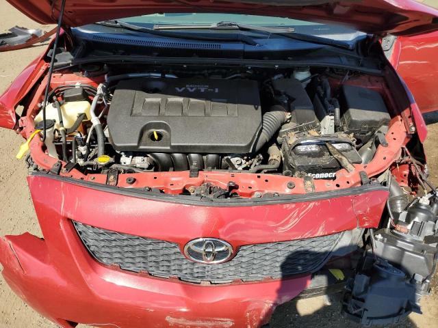 2T1BU4EE4AC326240 - 2010 TOYOTA COROLLA BASE 红色 照片 11