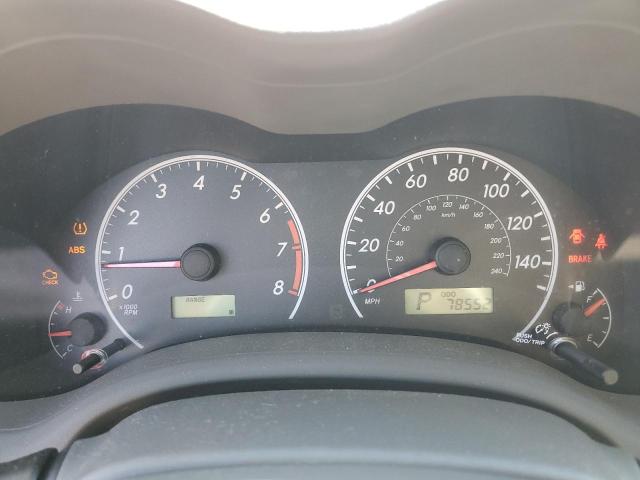 2T1BU4EE4AC326240 - 2010 TOYOTA COROLLA BASE 红色 照片 9