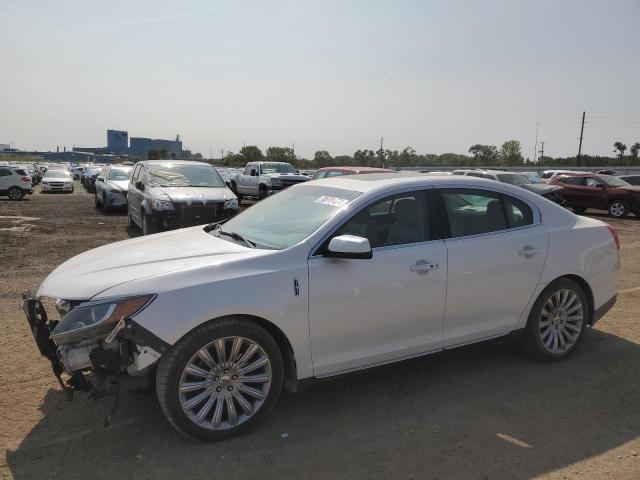 1LNHL9EK5EG610558 - 2014 LINCOLN MKS WHITE photo 1