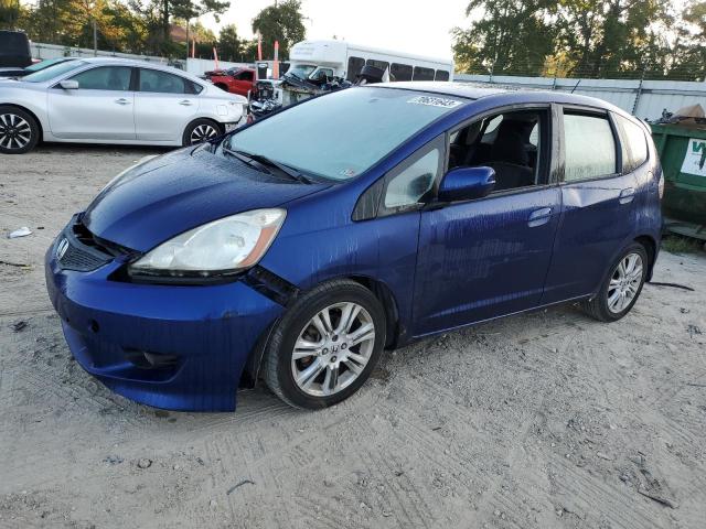 JHMGE8H5XBC001204 - 2011 HONDA FIT SPORT BLUE photo 1