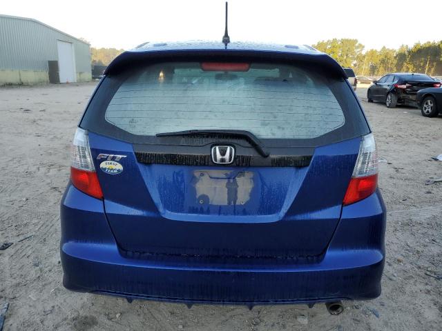 JHMGE8H5XBC001204 - 2011 HONDA FIT SPORT BLUE photo 6