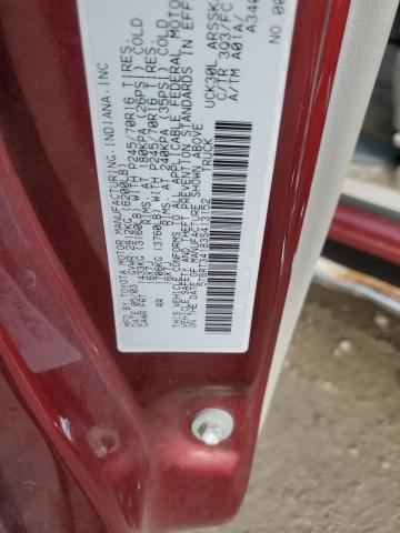 5TBRT34183S413152 - 2003 TOYOTA TUNDRA ACCESS CAB SR5 BURGUNDY photo 12