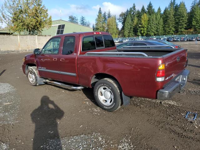 5TBRT34183S413152 - 2003 TOYOTA TUNDRA ACCESS CAB SR5 BURGUNDY photo 2