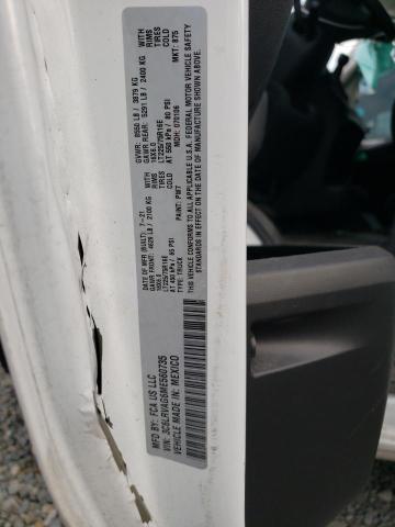 3C6LRVAG6ME560735 - 2021 RAM PROMASTER 1500 STANDARD WHITE photo 13
