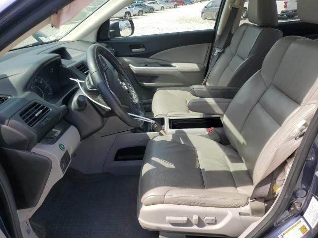 5J6RM4H73DL052323 - 2013 HONDA CR-V EXL BLUE photo 7