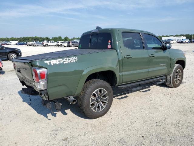 3TMCZ5AN5MM434878 - 2021 TOYOTA TACOMA DOUBLE CAB 绿色 照片 3