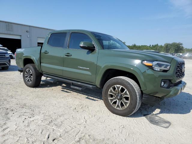 3TMCZ5AN5MM434878 - 2021 TOYOTA TACOMA DOUBLE CAB 绿色 照片 4