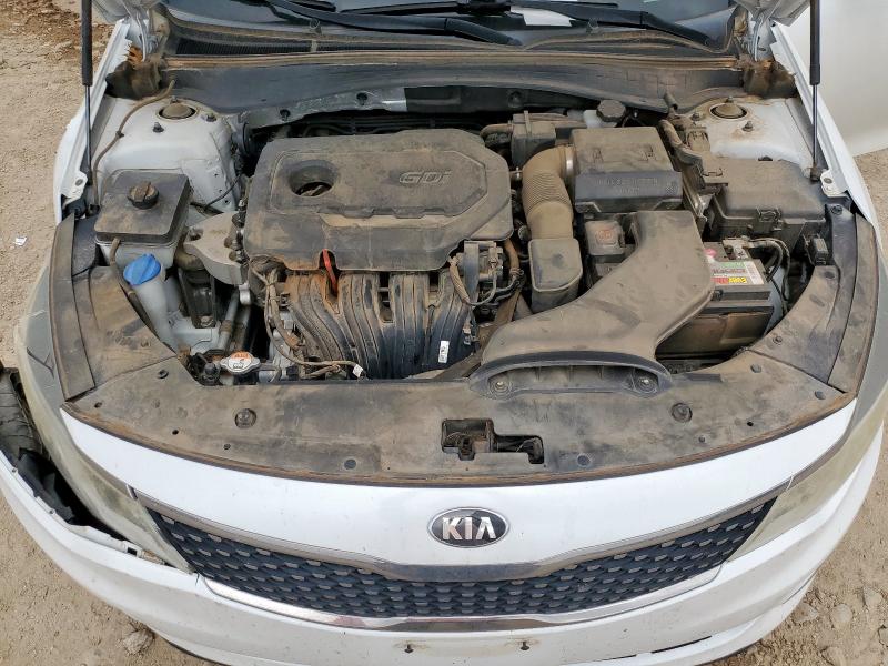 5XXGU4L36JG220548 - 2018 KIA OPTIMA EX WHITE photo 11