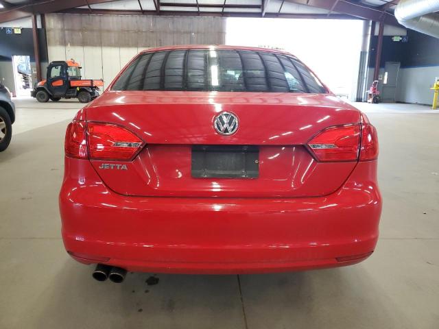 3VW1K7AJ0DM263734 - 2013 VOLKSWAGEN JETTA BASE წითელი ფოტო 6