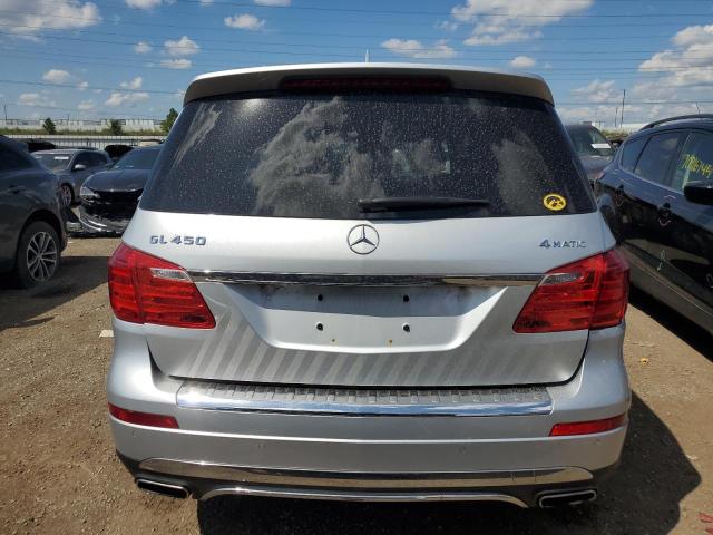 4JGDF6EE1FA614061 - 2015 MERCEDES-BENZ GL 450 4MATIC SILVER photo 6
