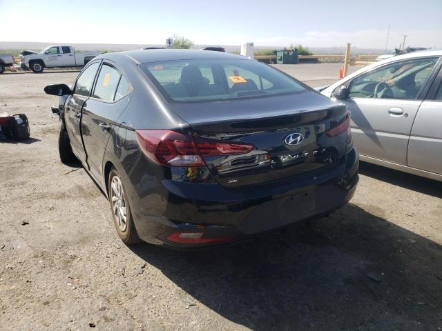 5NPD74LF3LH604816 - 2020 HYUNDAI ELANTRA SE BLACK photo 3