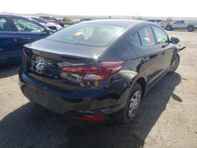 5NPD74LF3LH604816 - 2020 HYUNDAI ELANTRA SE BLACK photo 4