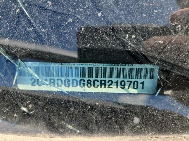 2C4RDGDG8CR219701 - 2012 DODGE GRAND CARAVAN CREW SILVER photo 13