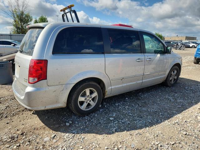2C4RDGDG8CR219701 - 2012 DODGE GRAND CARAVAN CREW SILVER photo 3