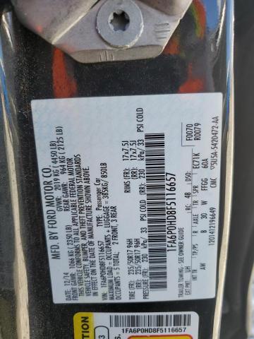 1FA6P0HD8F5116657 - 2015 FORD FUSION SE Қара фото 12