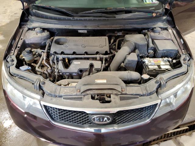 KNAFU4A29A5299320 - 2011 KIA FORTE EX BURGUNDY photo 11