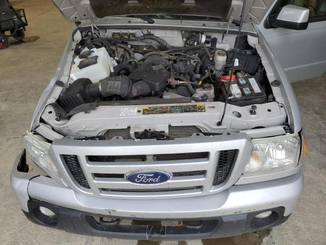 1FTLR4FE1BPA44046 - 2011 FORD RANGER SUPER CAB GRAY photo 11