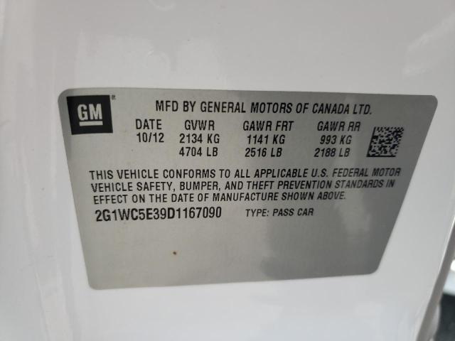 2G1WC5E39D1167090 - 2013 CHEVROLET IMPALA LTZ WHITE photo 12