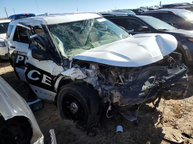 1FM5K8AR3JGB93261 - 2018 FORD EXPLORER POLICE INTERCEPTOR WHITE photo 1