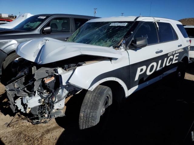 1FM5K8AR3JGB93261 - 2018 FORD EXPLORER POLICE INTERCEPTOR WHITE photo 2