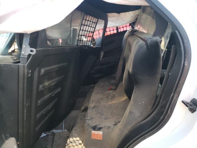 1FM5K8AR3JGB93261 - 2018 FORD EXPLORER POLICE INTERCEPTOR WHITE photo 6