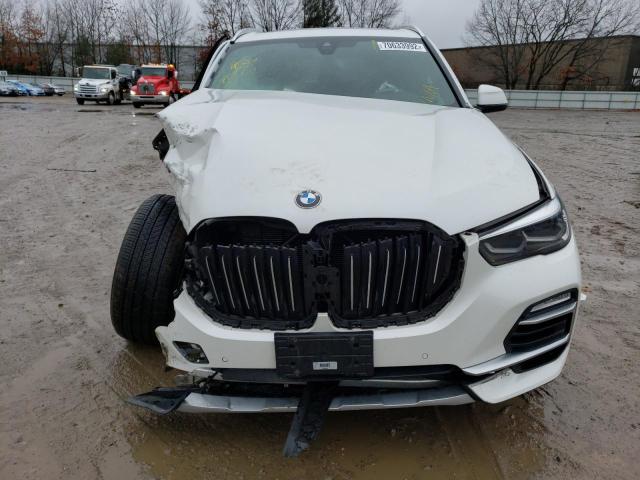 5UXCR6C09LLL66896 - 2020 BMW X5 XDRIVE40I WHITE photo 5