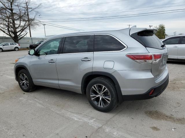 5TDJKRFH3GS312773 - 2016 TOYOTA HIGHLANDER XLE ვერცხლისფერი ფოტო 2