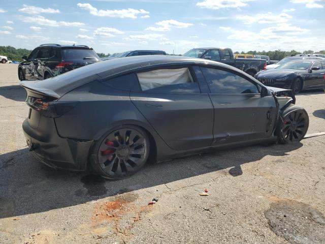 5YJ3E1EC1NF264795 - 2022 TESLA MODEL 3 BLACK photo 3