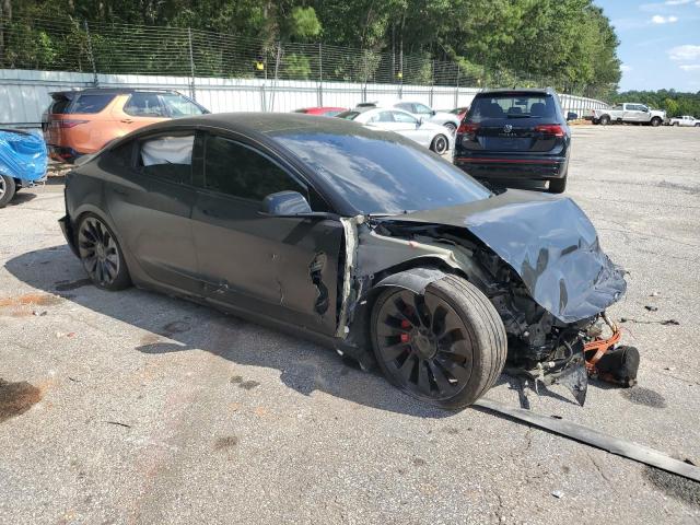 5YJ3E1EC1NF264795 - 2022 TESLA MODEL 3 BLACK photo 4