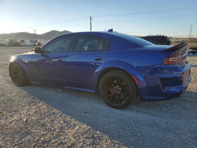 2C3CDXL94NH136241 - 2022 DODGE CHARGER SRT HELLCAT BLUE photo 2