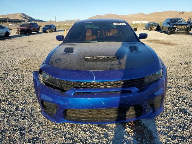 2C3CDXL94NH136241 - 2022 DODGE CHARGER SRT HELLCAT BLUE photo 5