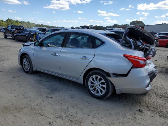 3N1AB7AP2KY315347 - 2019 NISSAN SENTRA S SILVER photo 2