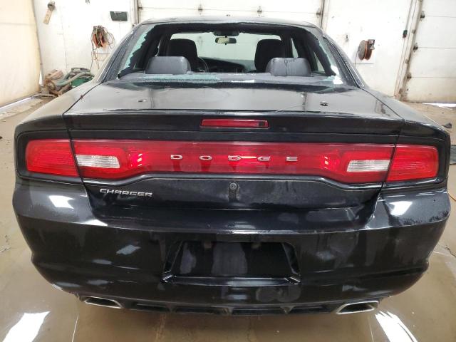 2C3CDXAT0DH693130 - 2013 DODGE CHARGER POLICE BLACK photo 6