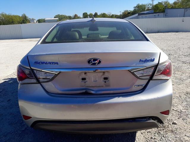 KMHEC4A40DA083088 - 2013 HYUNDAI SONATA HYBRID SILVER photo 6