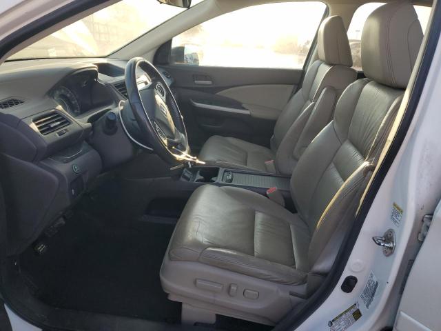 5J6RM4H76CL058048 - 2012 HONDA CR-V EXL WHITE photo 7