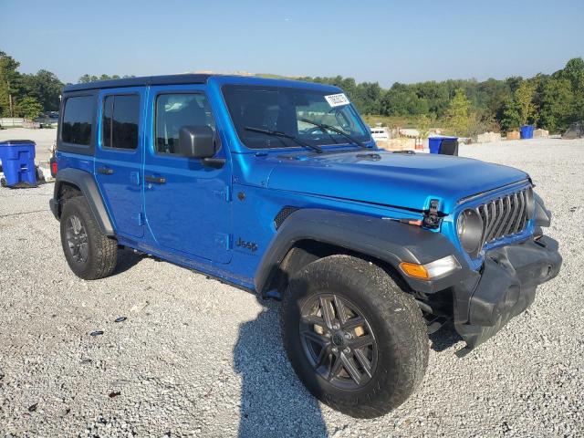 1C4PJXDN2SW552688 - 2025 JEEP WRANGLER SPORT BLUE photo 4