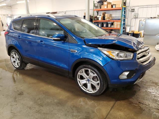 1FMCU9J93KUB04508 - 2019 FORD ESCAPE TITANIUM BLUE photo 4