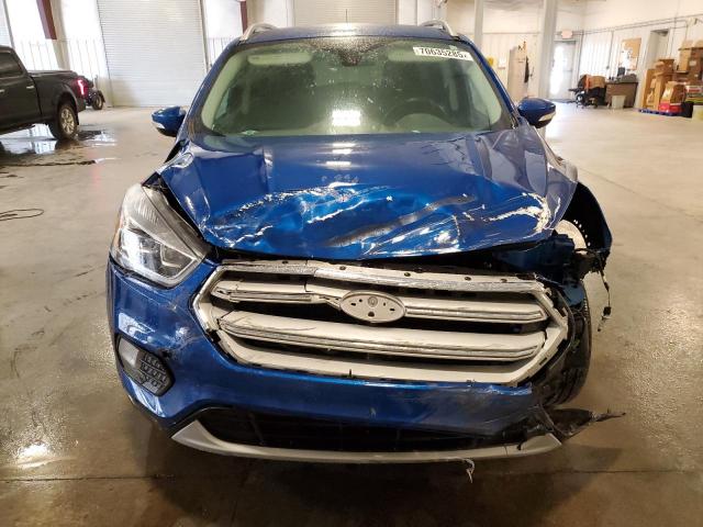 1FMCU9J93KUB04508 - 2019 FORD ESCAPE TITANIUM BLUE photo 5