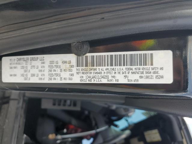 1C4AJWAG1DL546293 - 2013 JEEP WRANGLER SPORT BLACK photo 12