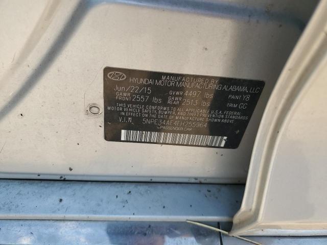 5NPE34AF4FH255964 - 2015 HYUNDAI SONATA SPORT 银色 照片 12