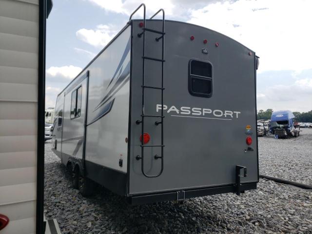 4YDT24025MD413463 - 2021 KEYSTONE PASSPORT BEIGE photo 3
