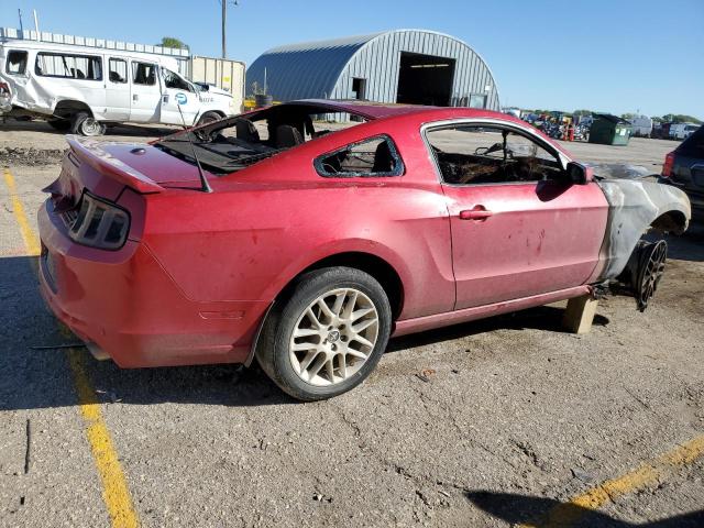 1ZVBP8AM4D5218887 - 2013 FORD MUSTANG RED photo 3