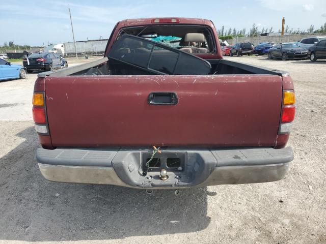 5TBRT34132S228845 - 2002 TOYOTA TUNDRA ACCESS CAB 勃艮第红 照片 6