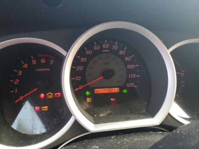 5TEJU62N08Z530033 - 2008 TOYOTA TACOMA DOUBLE CAB PRERUNNER BLACK photo 9