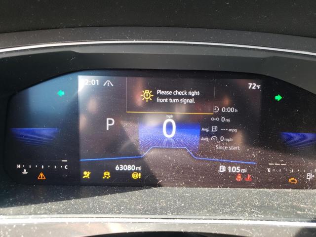 3VV2B7AX5NM039051 - 2022 VOLKSWAGEN TIGUAN SE Gümüş fotoğraf 9