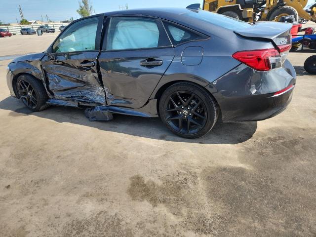 2HGFE2F55NH589822 - 2022 HONDA CIVIC SPORT GRAY photo 2
